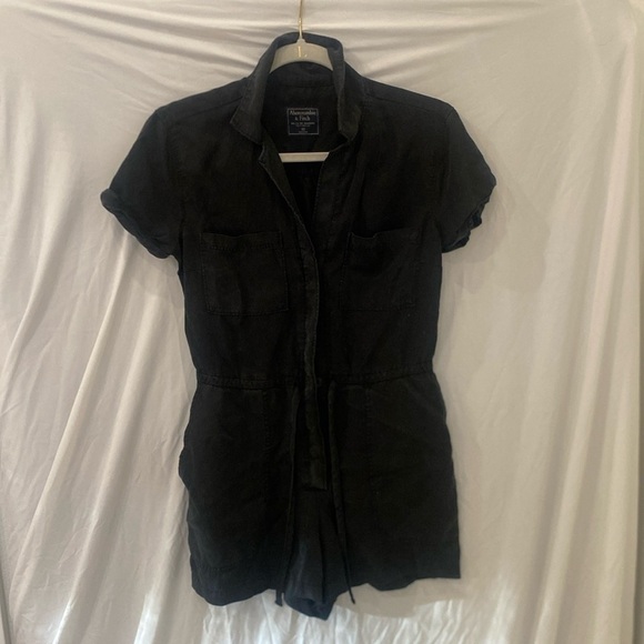 Abercrombie and Fitch Black Romper - Picture 1 of 5